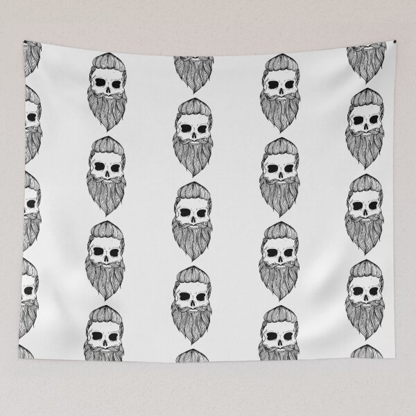 Item preview, Bearded skull  designed and sold by ZethTheReaper19.