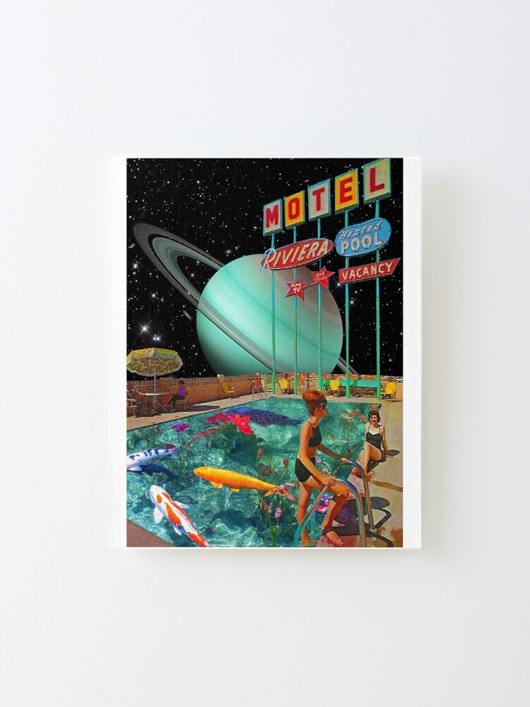Alternate view of Motel Saturn Mounted Print