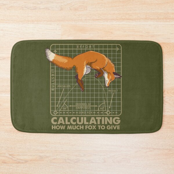 Item preview, Calculating How Much Fox to Give designed and sold by GiveNoFox.