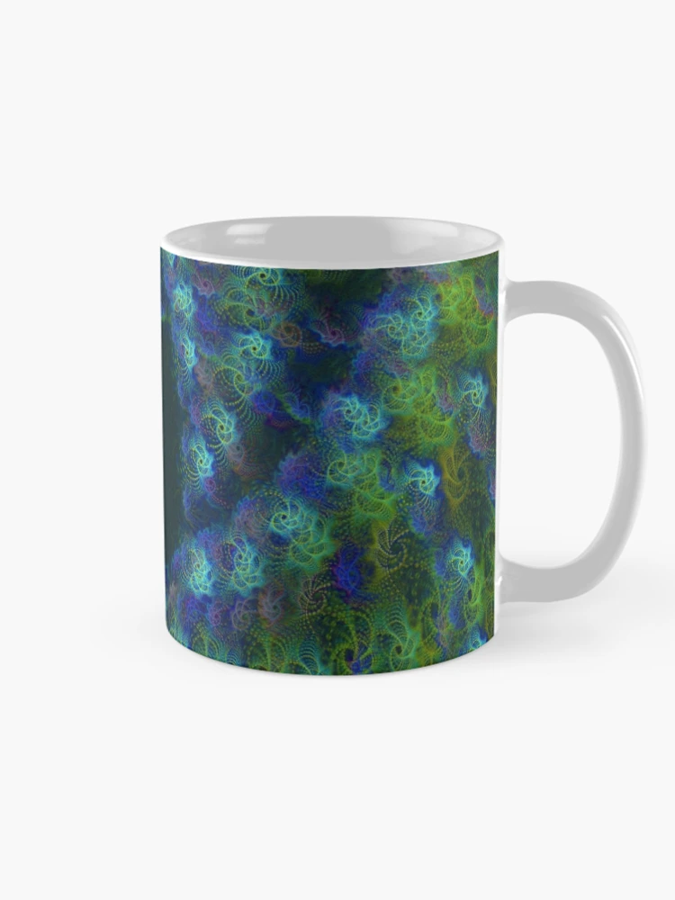 Thumbnail 3 of 6, Coffee Mug, Vortex Fractal designed and sold by InceptionDesign.