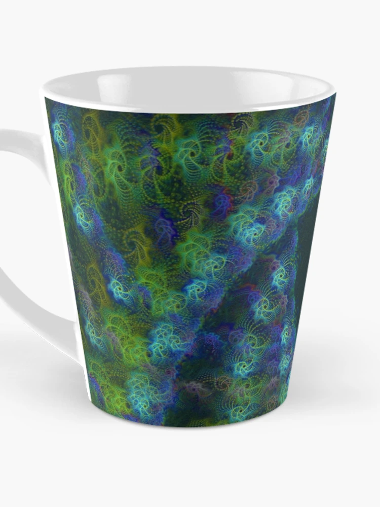 Thumbnail 3 of 4, Coffee Mug, Vortex Fractal designed and sold by InceptionDesign.