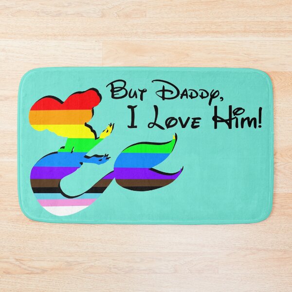 Item preview, Daddy I Love Him Mermaid Pride designed and sold by Nicholas J.
