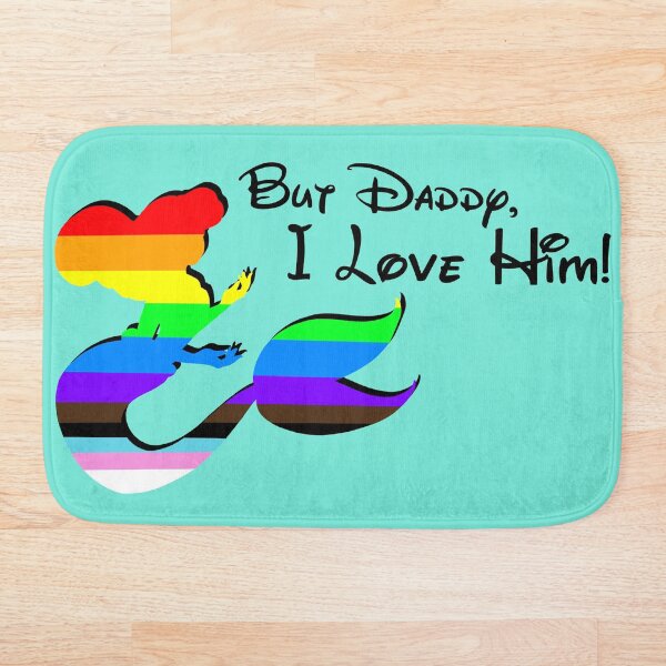 Item preview, Daddy I Love Him Mermaid Pride designed and sold by Nicholas J.