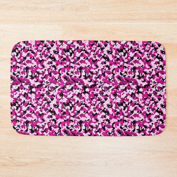 Item preview, colorful camouflage seamless pattern Pink with black and white designed and sold by seelya83.