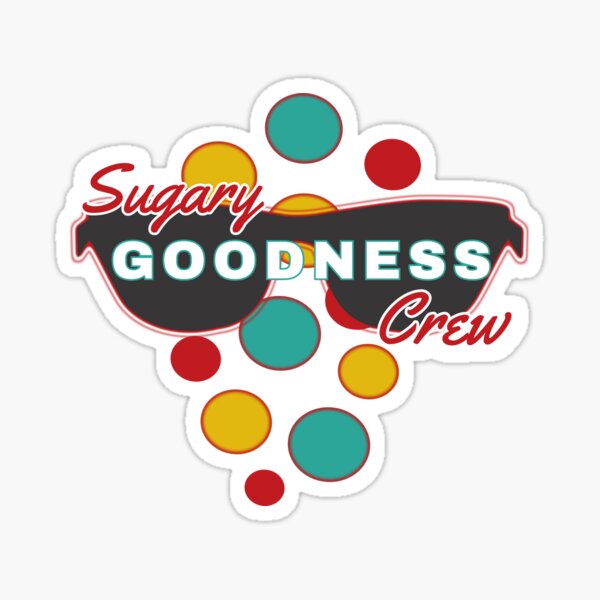 Sugary Goodness Crew & Colorful Dot Accessories - Fun & Expressive Sticker