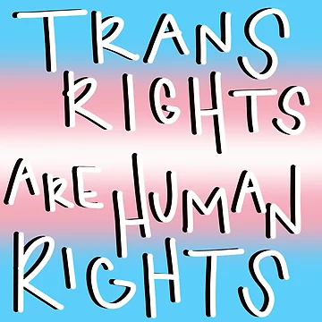 Artwork thumbnail, Trans Rights are Human Rights by RabbitHeartArt