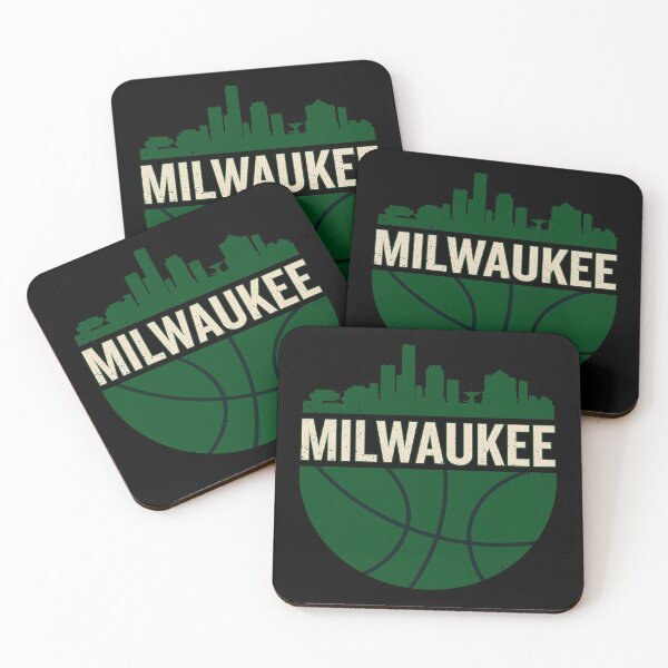 Item preview, Milwaukee Skyline Basketball Design, Milwaukee Fans, Basketball Lover Gifts designed and sold by trendistic.