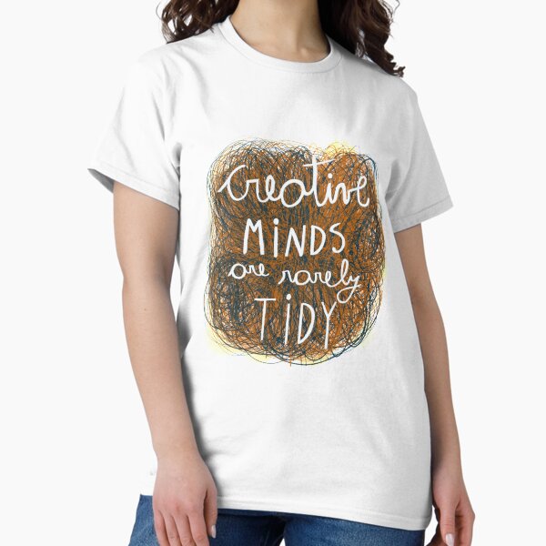 Item preview, Creative minds quote illustration designed and sold by Florcitasart.