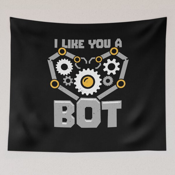 Item preview, I Like You A Bot Robotics Engineer Gift designed and sold by Marcid95.