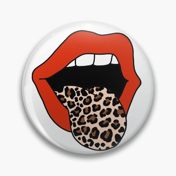 Item preview, Lips with Cheetah Print designed and sold by Mandy Stokes.