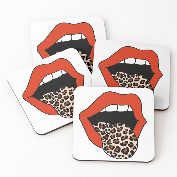 Item preview, Lips with Cheetah Print designed and sold by Mandy Stokes.