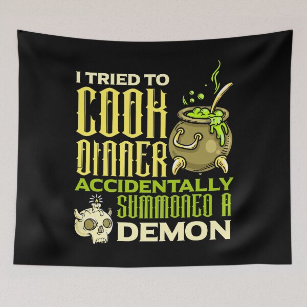 Item preview, Halloween Chef Cooking Demon Summoning Funny designed and sold by ShopTheStyle.