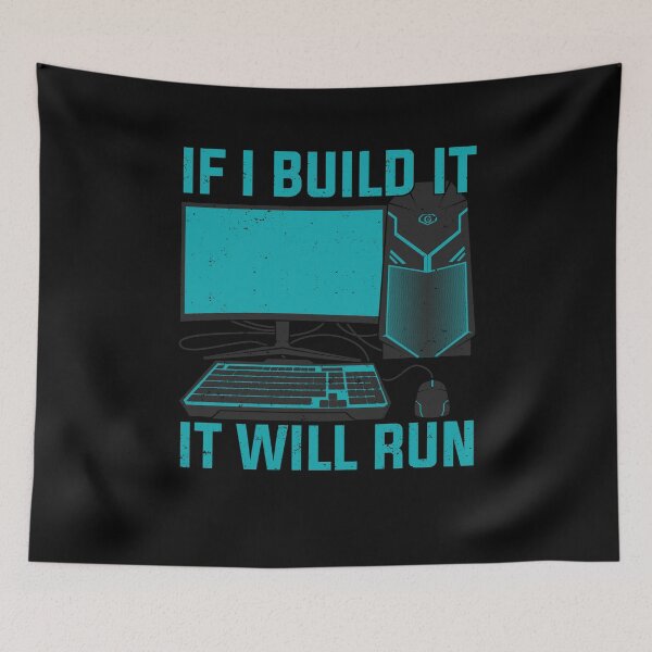 Item preview, If I Build It It Will Run Computer PC Builder Gift designed and sold by Marcid95.