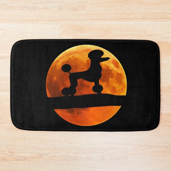 Item preview, Poodle Dog Silhouette Moon Poodle lover designed and sold by alaechamlal.