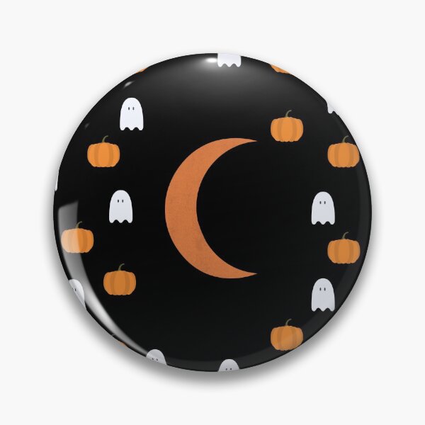Item preview, Halloween/Spooky All Year Round/Pumpkins, Ghosts, Orange Crescent Moon designed and sold by ShaunSandhu.