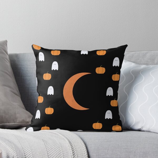 Item preview, Halloween/Spooky All Year Round/Pumpkins, Ghosts, Orange Crescent Moon designed and sold by ShaunSandhu.