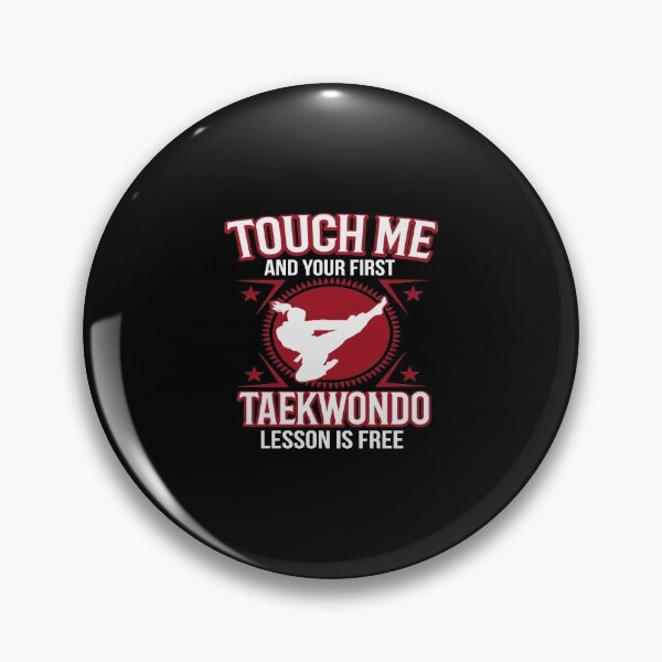 Item preview, Touch Me And Your First Lesson Is Free TaeKwonDo Pullover Hoodie designed and sold by eaneyjulie.
