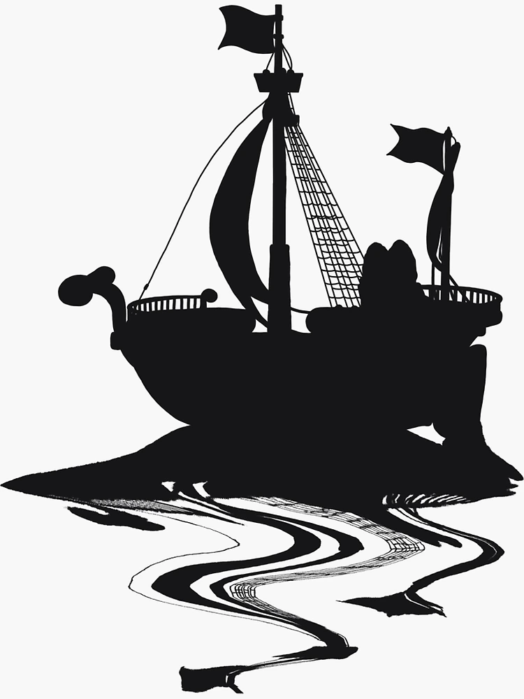 one piece going merry ship Sticker for Sale by Zoro3