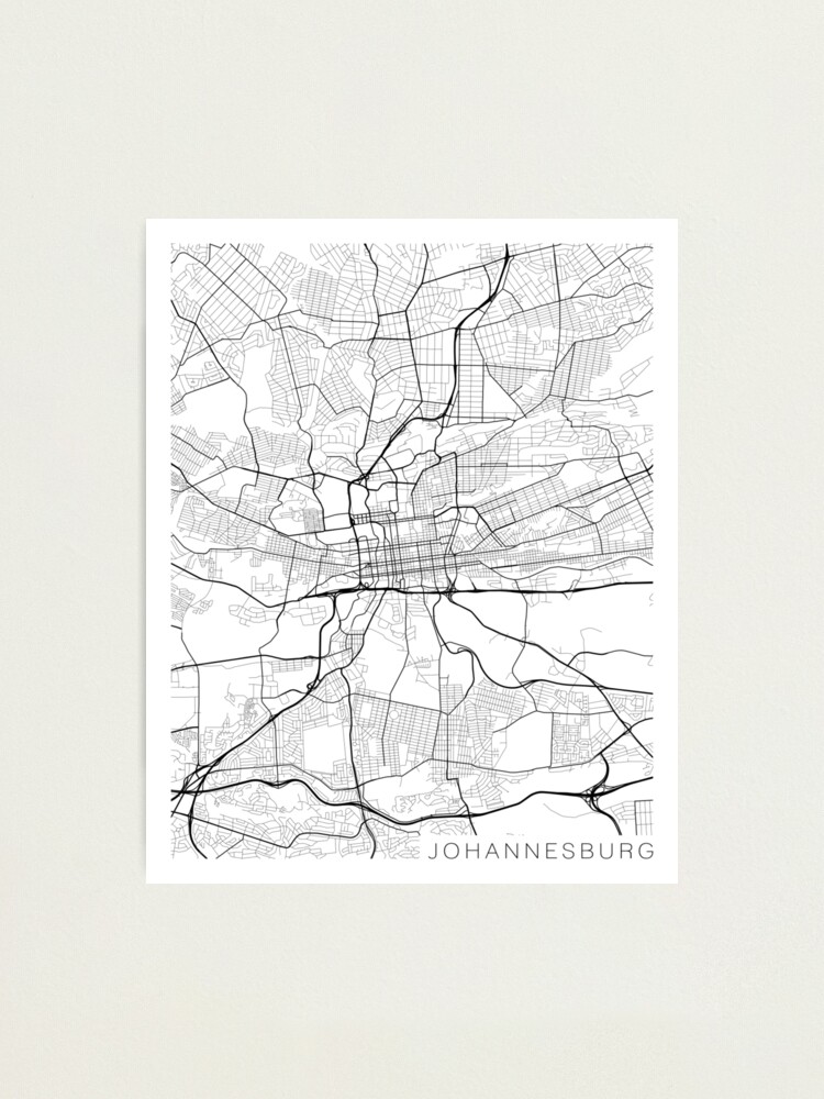 Street Map Johannesburg, Randburg, Sandton incl. Fourways etc