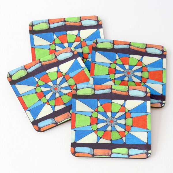 Item preview, 556 - PATCHWORK & PEBBLES DESIGN - DAVE EDWARDS - COLOURED PENCILS - 2021 designed and sold by BLYTHART.