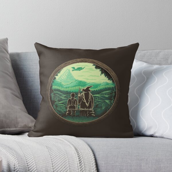 Let's have an Adventure Throw Pillow