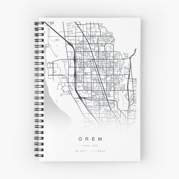Item preview, Orem, Utah USA Map Poster designed and sold by TheZenSprout.