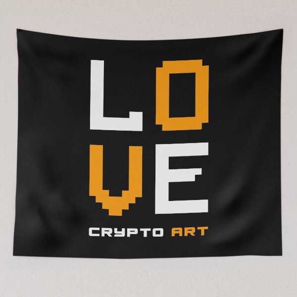 Item preview, Non-fungible token NFTs Love Crypto Art Blockchain designed and sold by ShopTheStyle.