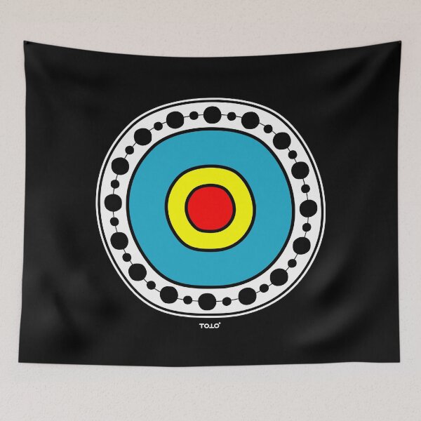 Item preview, TOTO' MANDALA 001 (black) - LOVE GRAPHICS designed and sold by TOTOMELITA.