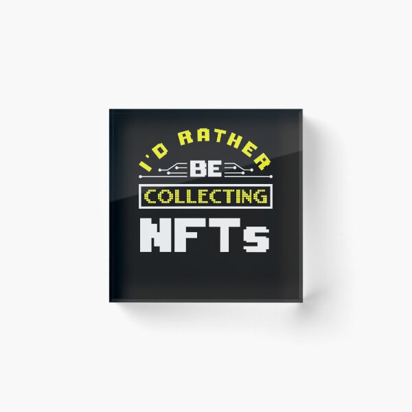 Item preview, Non-fungible token Crypto Art I'd Rather Be Collecting NFTs designed and sold by ShopTheStyle.
