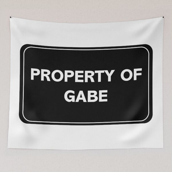 Item preview, Property of Gabe designed and sold by wessica.