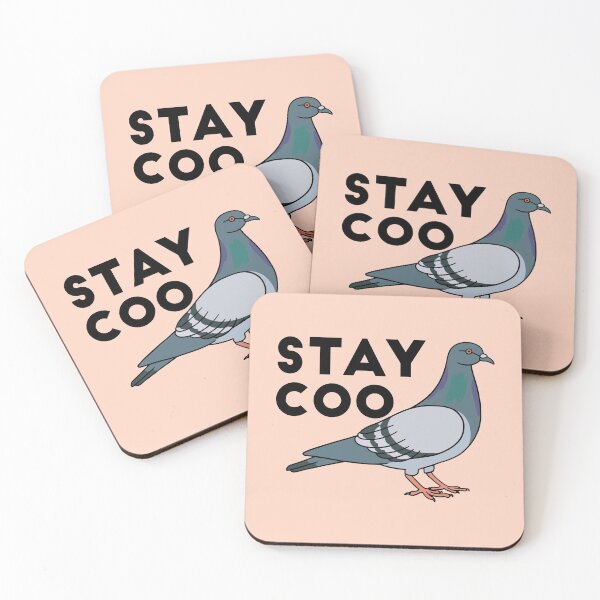 Item preview, Stay Coo Pigeon designed and sold by TamGustam.