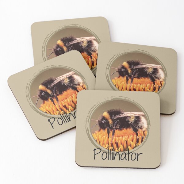 Item preview, Pollinator Bumblebee In Grunge Circle Design designed and sold by EarthArtDesigns.