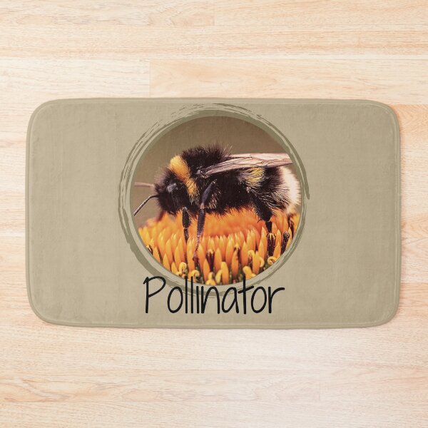 Item preview, Pollinator Bumblebee In Grunge Circle Design designed and sold by EarthArtDesigns.