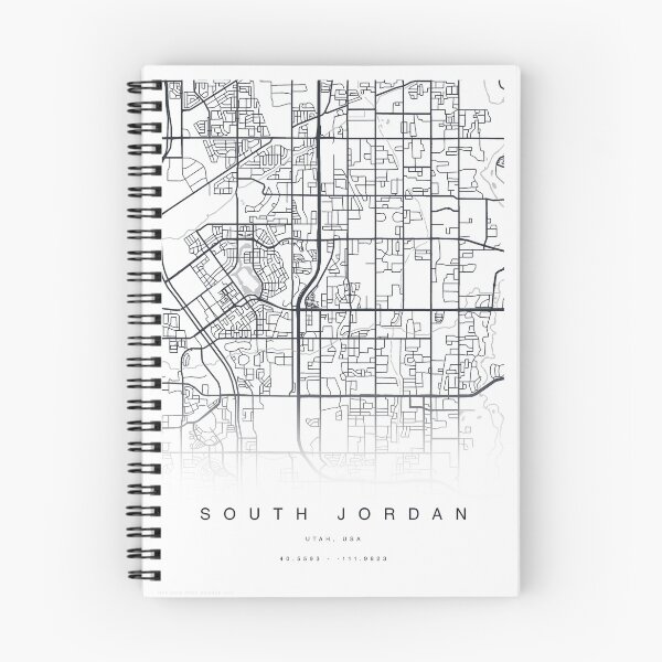 Item preview, South Jordan, Utah USA Map Poster designed and sold by TheZenSprout.