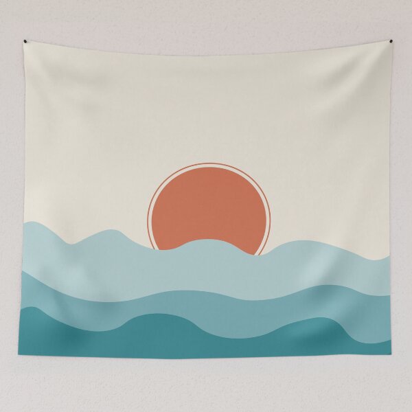 Item preview,  abstract boho beach art designed and sold by SithCreation.
