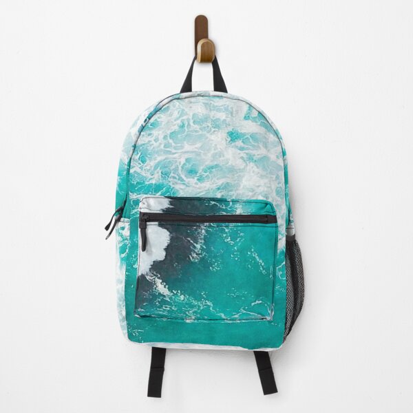 Item preview, Turquoise ocean with white foam waves designed and sold by Laurasdesign83.