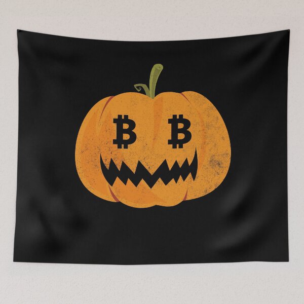 Item preview, Altcoins Decentralized Finance Halloween Bitcoin BTC Pumpkin designed and sold by ShopTheStyle.