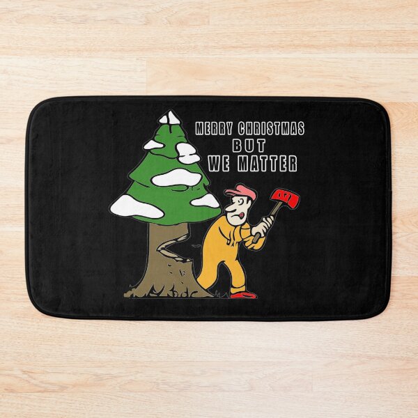 Item preview, Merry Christmas but Christmas trees matter save the tree designed and sold by twobillion.