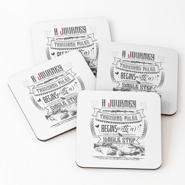Item preview, A Journey of a Thousand Miles Begins with a Single Step designed and sold by VichallanStudio.