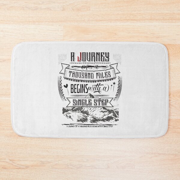 Item preview, A Journey of a Thousand Miles Begins with a Single Step designed and sold by VichallanStudio.