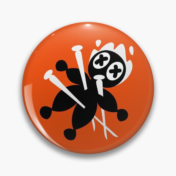 Item preview, Voodoo doll for curses (on orange) designed and sold by SergPerep.