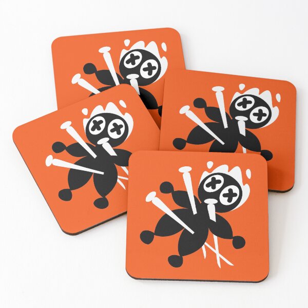 Item preview, Voodoo doll for curses (on orange) designed and sold by SergPerep.