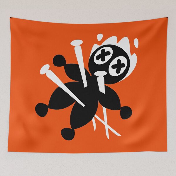 Item preview, Voodoo doll for curses (on orange) designed and sold by SergPerep.