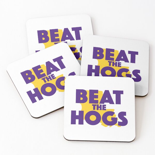 Item preview, Beat the Hogs | Purple & Gold designed and sold by SLAG-Creative.