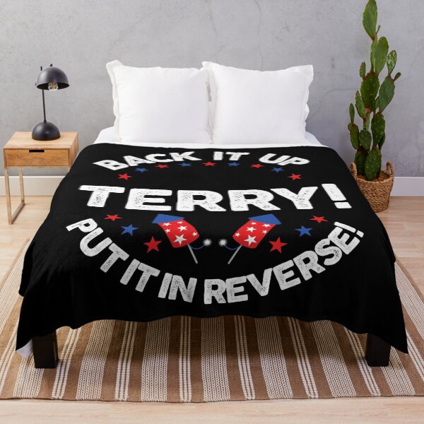Item preview, Back It Up Terry Funny 4th of July Fireworks Design designed and sold by justjonboy.