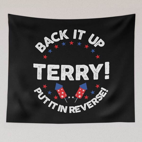 Item preview, Back It Up Terry Funny 4th of July Fireworks Design designed and sold by justjonboy.