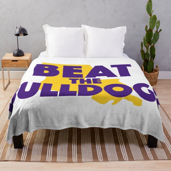 Item preview, Beat the Bulldogs | Purple & Gold designed and sold by SLAG-Creative.