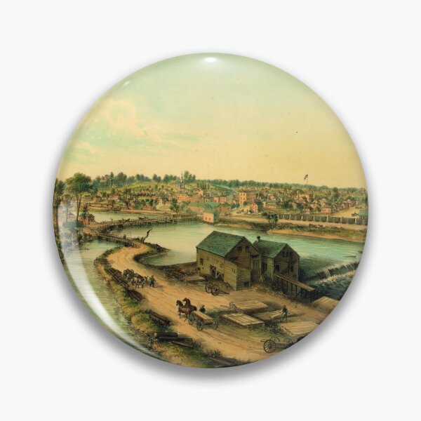 Item preview, Jefferson, Wisconsin (1862) designed and sold by allhistory.