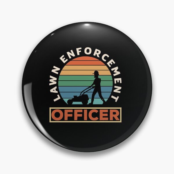 Artikelvorschau, Lawn Care Horticulturist Funny Lawn Enforcement Officer entworfen und verkauft von ShopTheStyle.