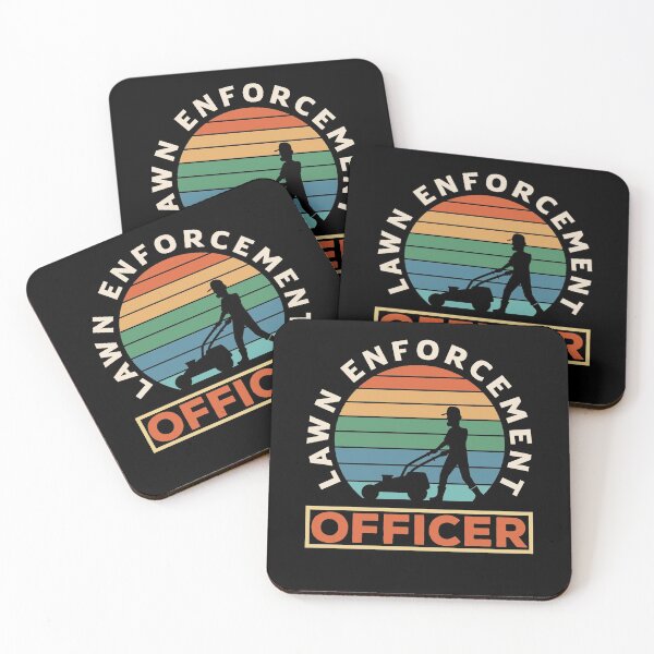 Artikelvorschau, Lawn Care Horticulturist Funny Lawn Enforcement Officer entworfen und verkauft von ShopTheStyle.